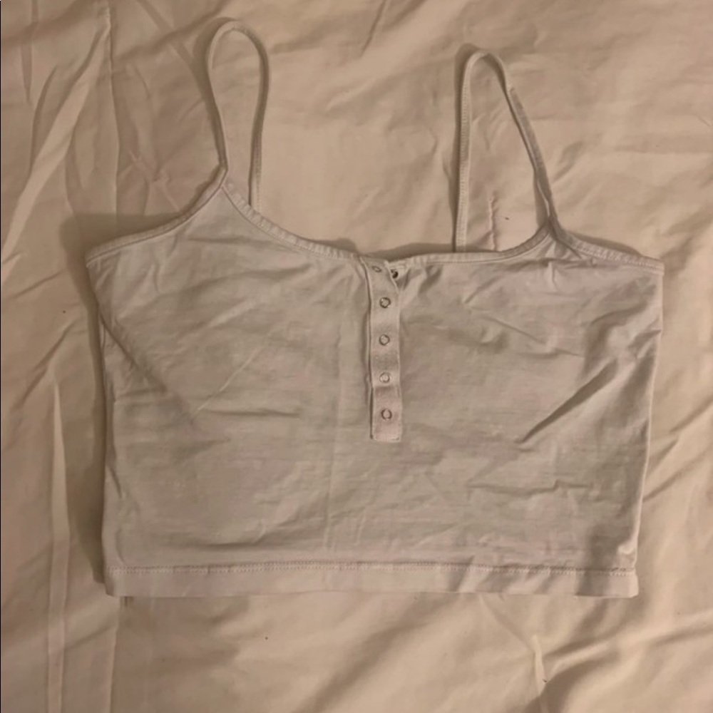 White Crop Top